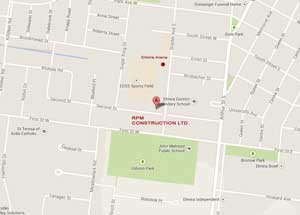 Map to RPM office 22 Second Street Elmira Ontario Canada